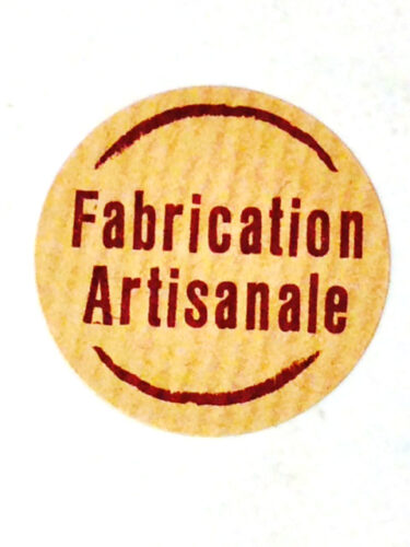Artisanat français couture pochette lingette bambou