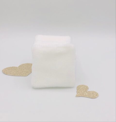 6 lingettes pour les yeux blanches