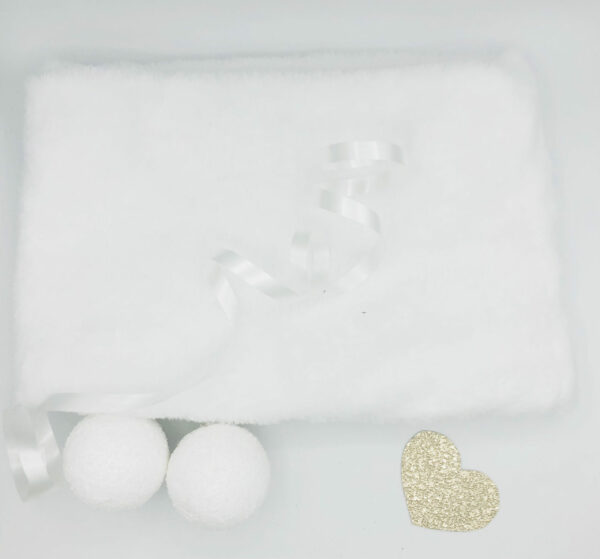 Snood blanc en polaire