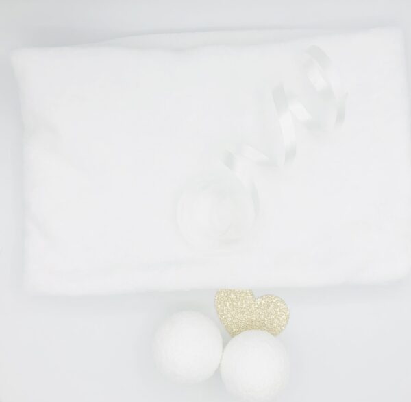 Snood blanc poils courts