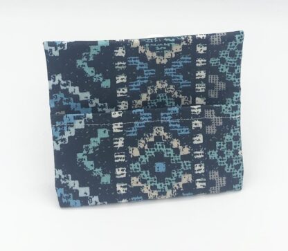 Porte savon en enduit bleu