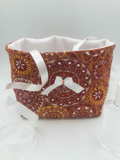 Panière mandala marron2