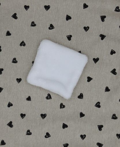 Lingette visage blanc
